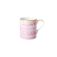 Porcelain Mug With Glaze Print in Bubblegum Pink By Rice DK